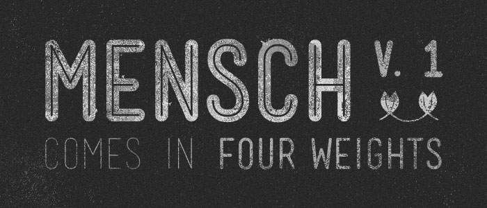 mensch 90 FREE Retro and Vintage Fonts To Download