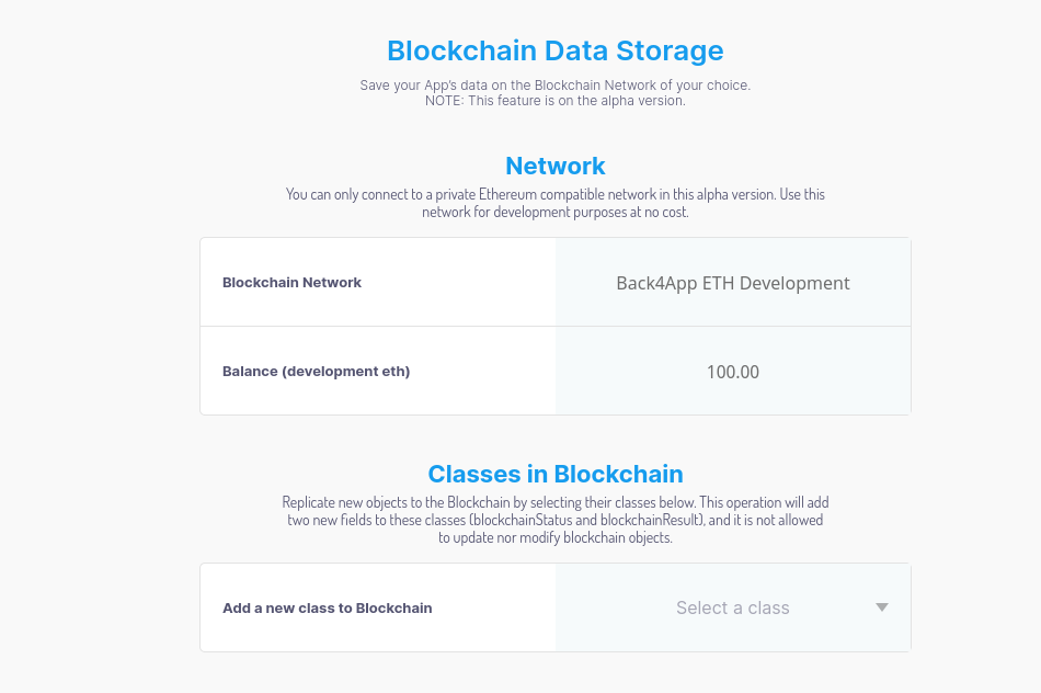blockchain database