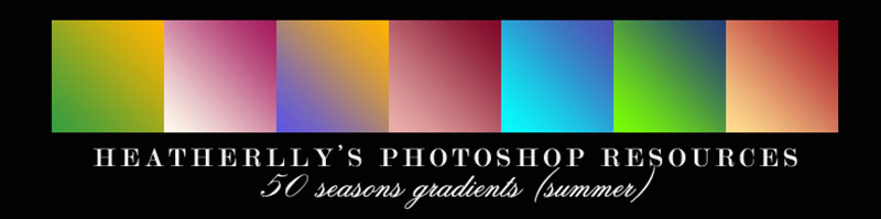 Summer-Gradients Free Photoshop gradients to use in your design projects
