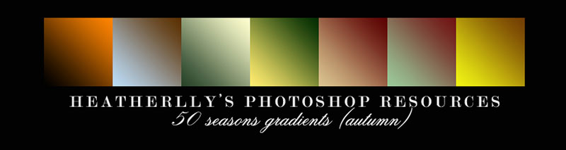 Autumn-Gradients Free Photoshop gradients to use in your design projects