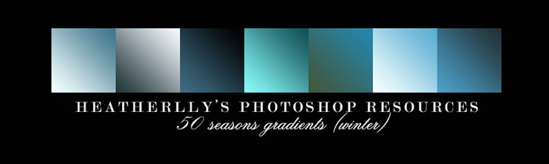 Winter-Gradients Free Photoshop gradients to use in your design projects