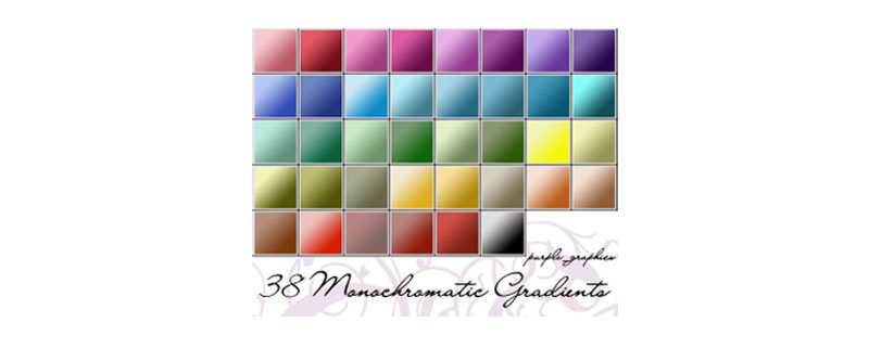 Monochromatic-Gradients Free Photoshop gradients to use in your design projects