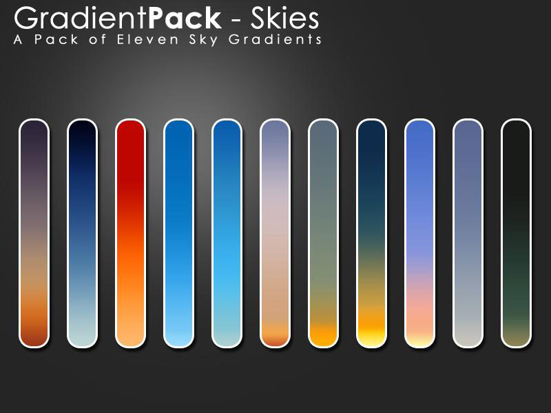 Sky-Gradient-Templates Free Photoshop gradients to use in your design projects