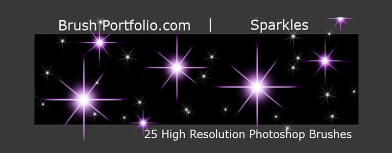 Sparkle-Brush-A-sparkling-sky Photoshop star brushes that will make your designs better