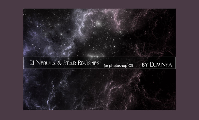 Nebula-and-Stars-Brushes-Galaxy-full-of-details Photoshop star brushes that will make your designs better