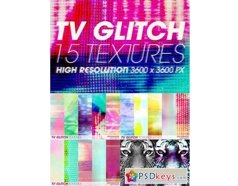 Retro-Glitch-Textures The best retro and vintage texture examples for Illustrator and Photoshop