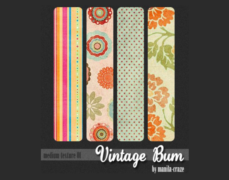 vintage-set The best retro and vintage texture examples for Illustrator and Photoshop
