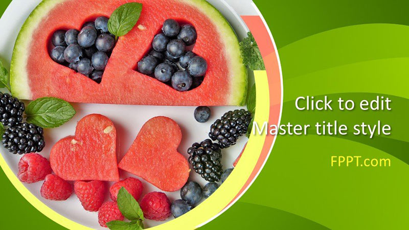 Fresh-fruit-PowerPoint-template-Refreshing-for-summer-days Top notch medical PowerPoint templates collection