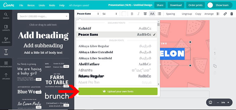upload-font How To Upload Fonts To Canva In a few quick steps
