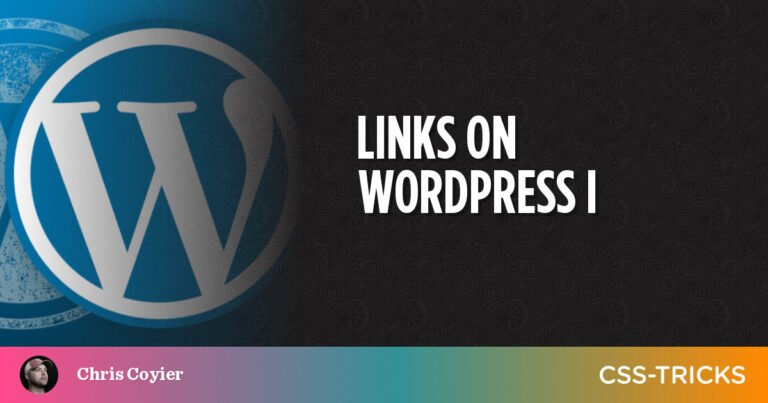 Links on WordPress I