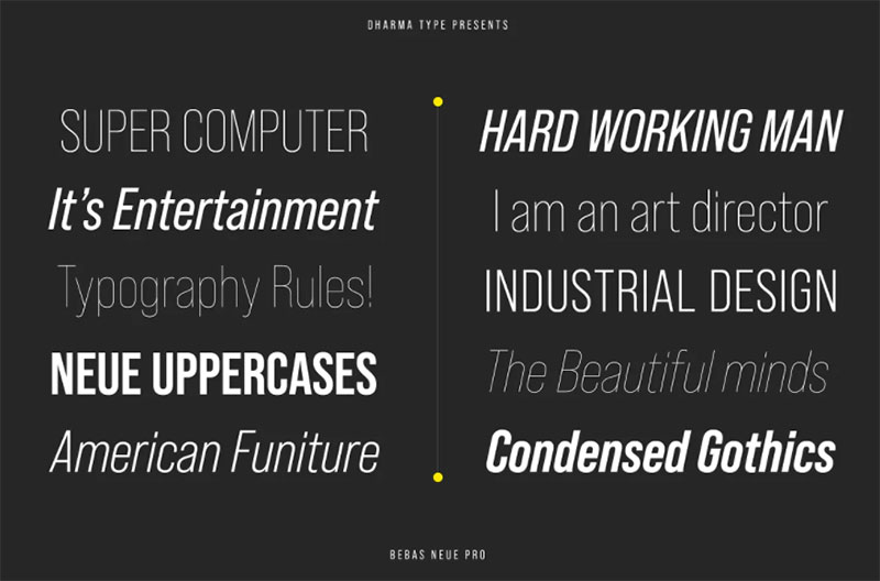 Bebas-Neue-Pro-Normal-Width-Family What is a font similar to Impact? Check out these options