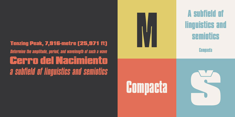 compacta What is a font similar to Impact? Check out these options