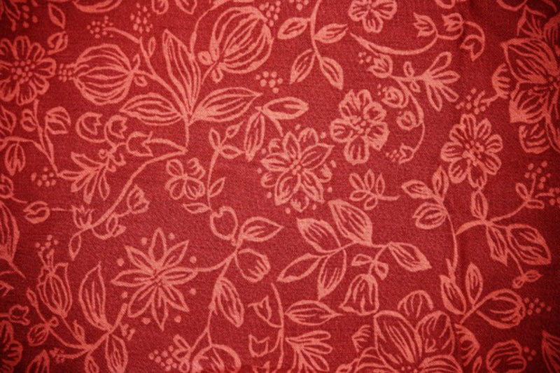 Red-Fabric-with-Floral-Pattern-Texture Floral background images that you must not miss