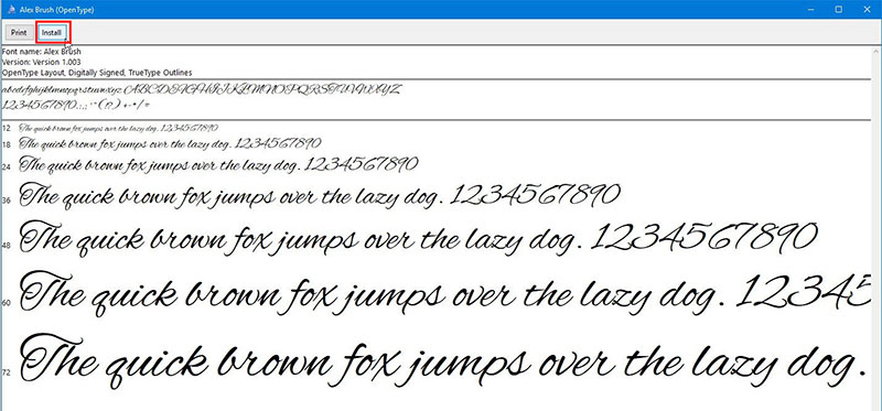 install-windows How to add fonts to InDesign and use them in your projects
