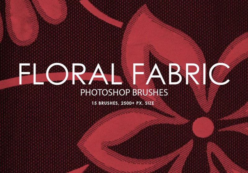 Free-Floral-Fabric-Photoshop-Brushes-The-art-of-sewing Photoshop flower brushes you should download today