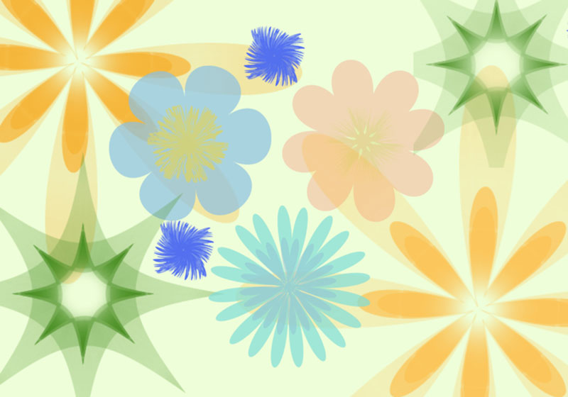 Abstract-Flowers-Powerful-geometric-figures Photoshop flower brushes you should download today