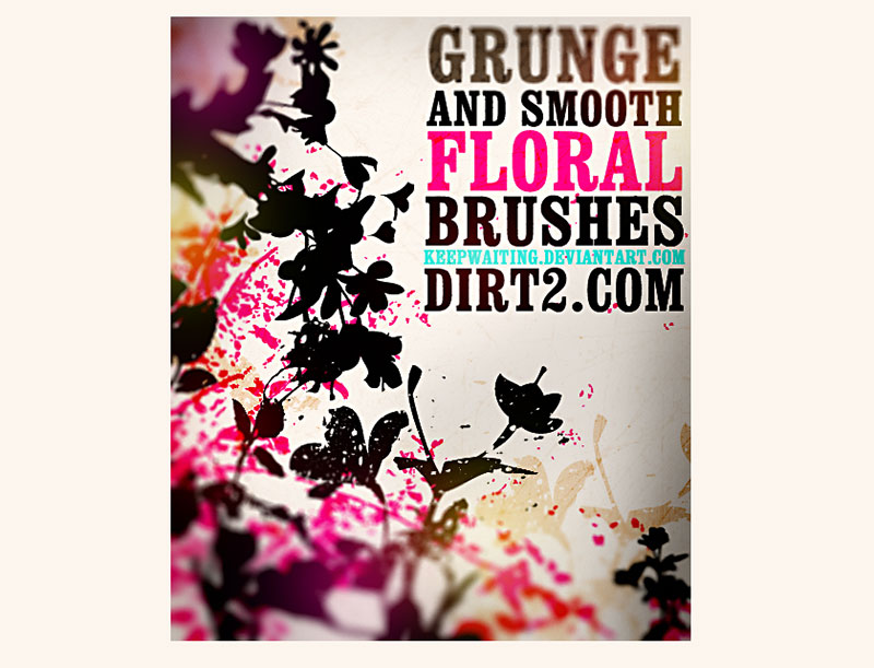 Floral-Photoshop-Brushes-Bold-designs Photoshop flower brushes you should download today