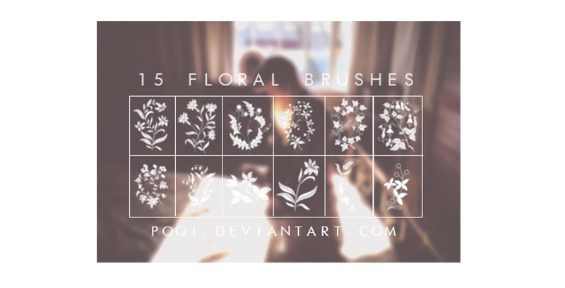 Floral-Brushes-Bundle-Ornamental-designs Photoshop flower brushes you should download today