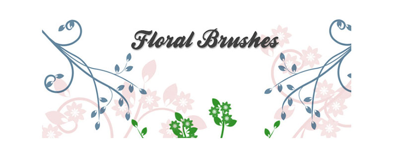 Floral-Brushes-Vector-designs Photoshop flower brushes you should download today