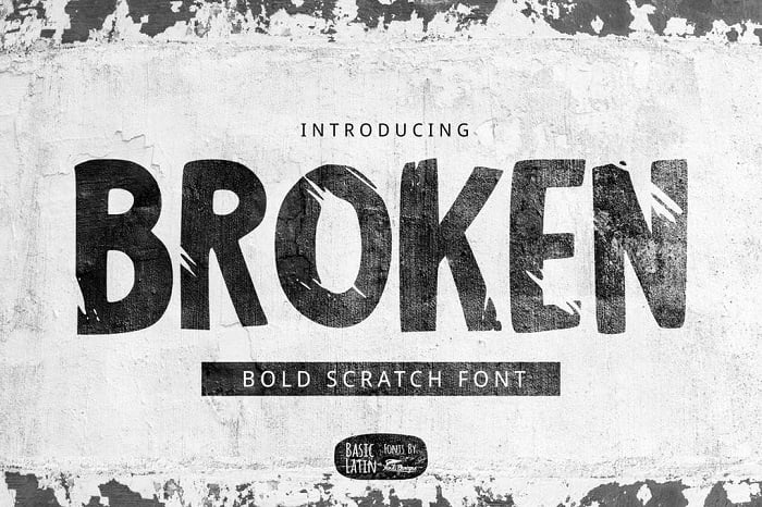 t1-86 Scratch font options that you can quickly download and use in your designs