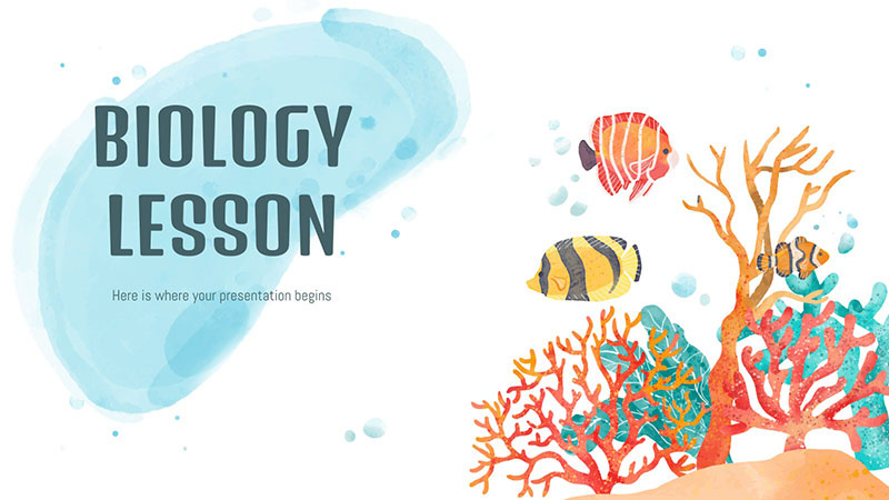 Biology-Lesson-Presentation-Immerse-yourself-in-knowledge The best Google Slides templates for teachers (35 Examples)