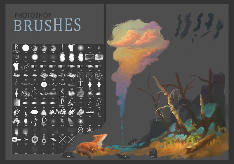New-Brushes-Pack-All-possible-options The best Photoshop drawing brushes that you can download