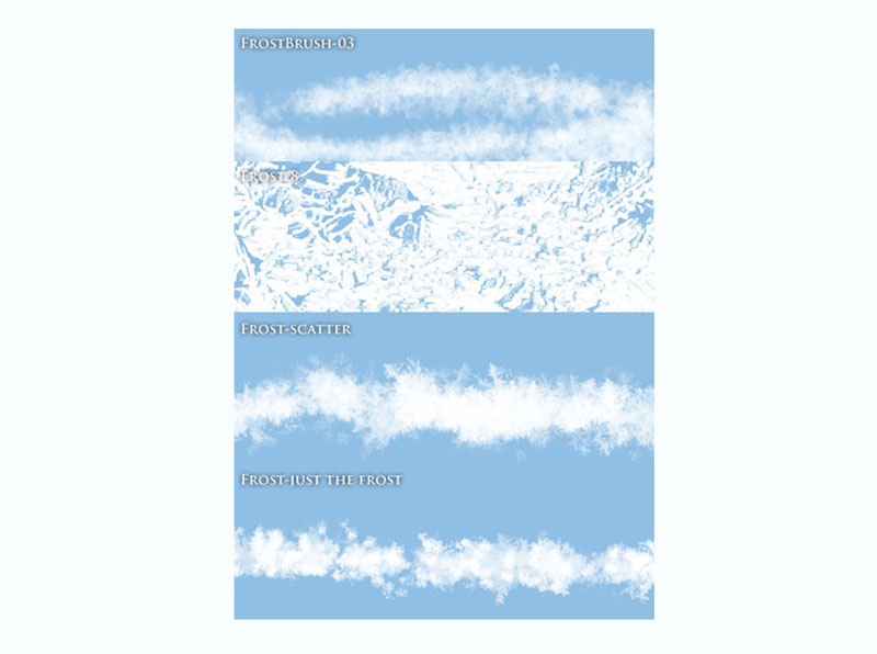 Dynamic-Cloud-Brushes-A-cold-touch Photoshop cloud brushes that you must have in your toolbox