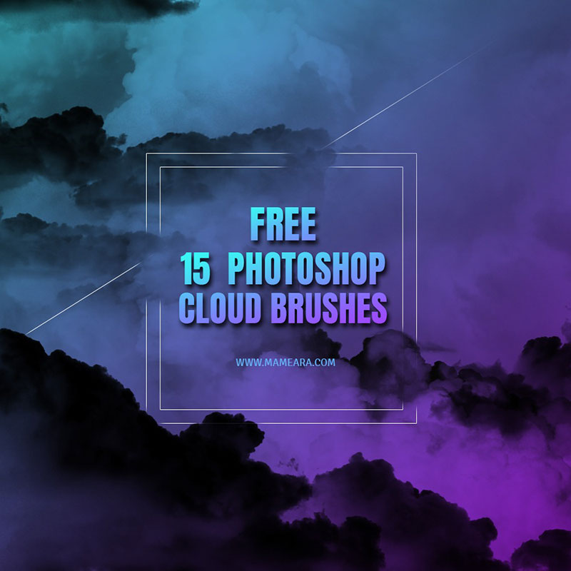Mameara-15-High-Resolution-Photoshop-Cloud-Brushes-For-Professionals-and-Beginners Photoshop cloud brushes that you must have in your toolbox