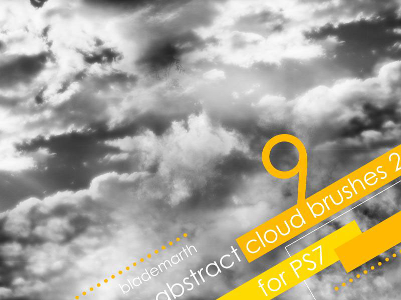 9-Abstract-Photoshop-Cloud-Brushes-Straight-from-real-life Photoshop cloud brushes that you must have in your toolbox