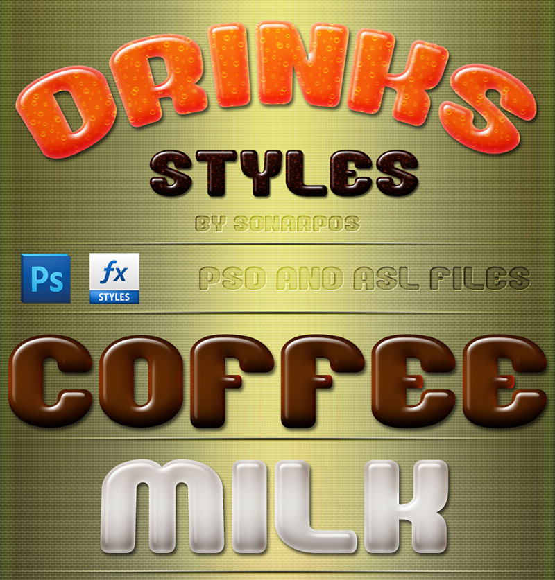 Drinks-PD-styles-For-commercial-projects The best free Photoshop styles you need as a designer 