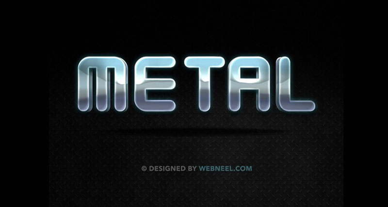 Metal-effect-photoshop-layer-style-Polished-metal The best free Photoshop styles you need as a designer 