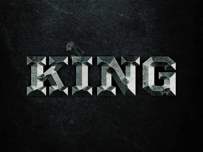 King-Free-Photoshop-Layer-Style-Heavy-metal The best free Photoshop styles you need as a designer 