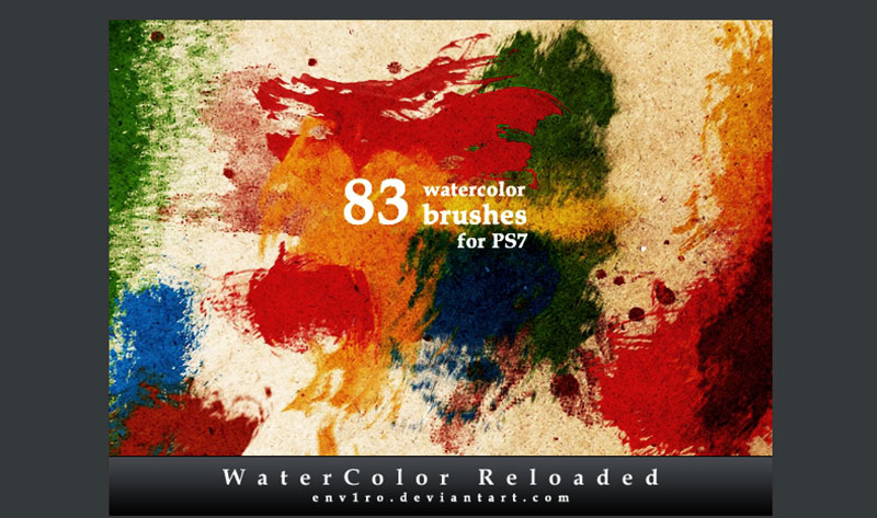 WaterColor-Reloaded-Create-a-huge-collection The best Photoshop watercolor brushes you can get online