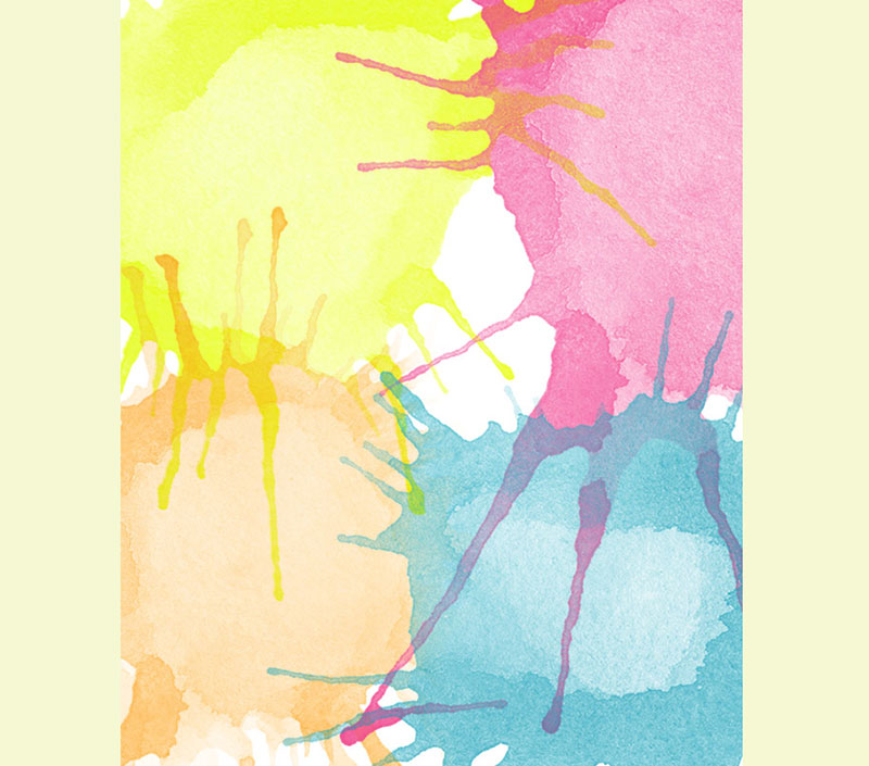 Watercolor-paint-blobs-free-Photoshop-brush-set-Colorful-explosions The best Photoshop watercolor brushes you can get online
