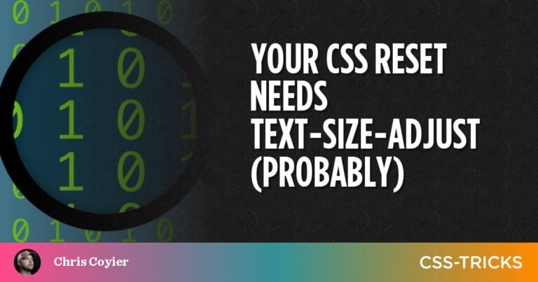 Your CSS reset needs text-size-adjust (probably)