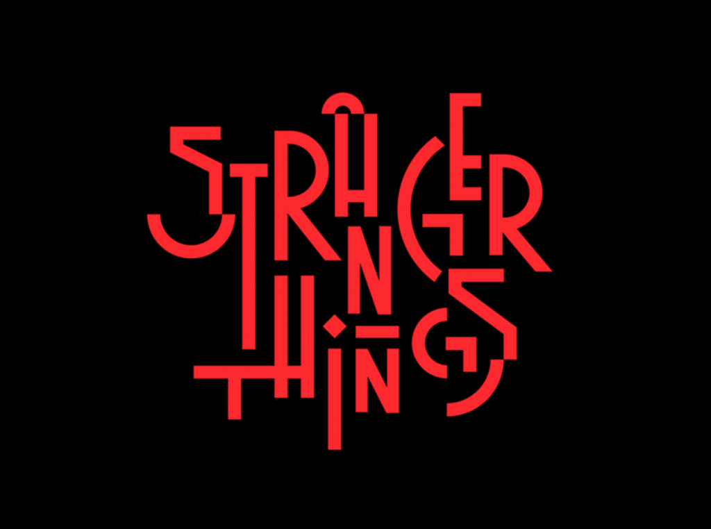 Stranger things logo variation