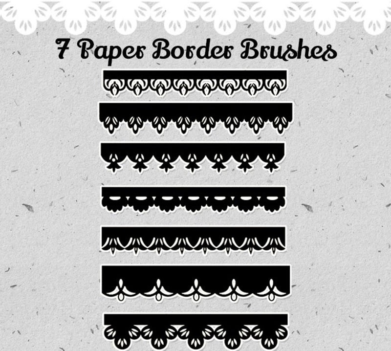 Paper-Border-Brushes-Elegance-in-any-size Photoshop border brushes that are simply amazing to have