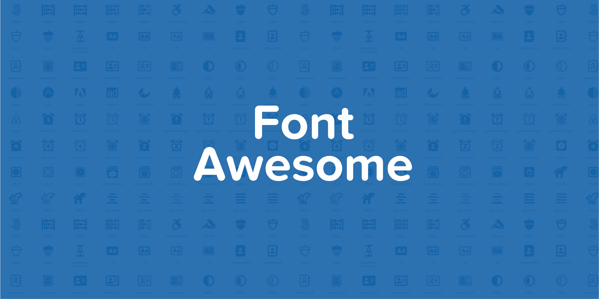 Font Awesome Icons