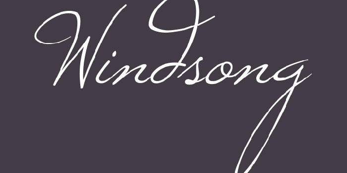 WindSong Wedding fonts to create awesome print materials for the party