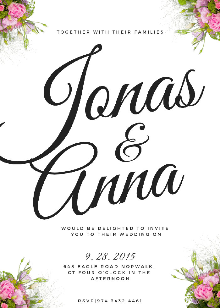 Great-vibes-Montserrat Wedding fonts to create awesome print materials for the party
