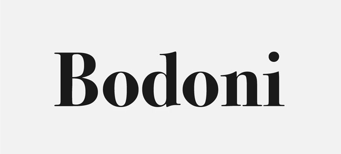 Bodoni Wedding fonts to create awesome print materials for the party