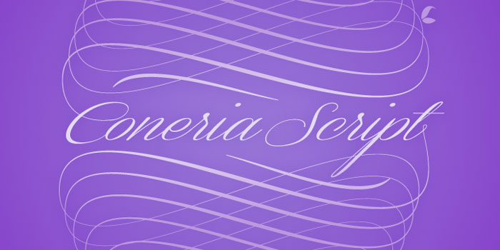 coneria_script Wedding fonts to create awesome print materials for the party