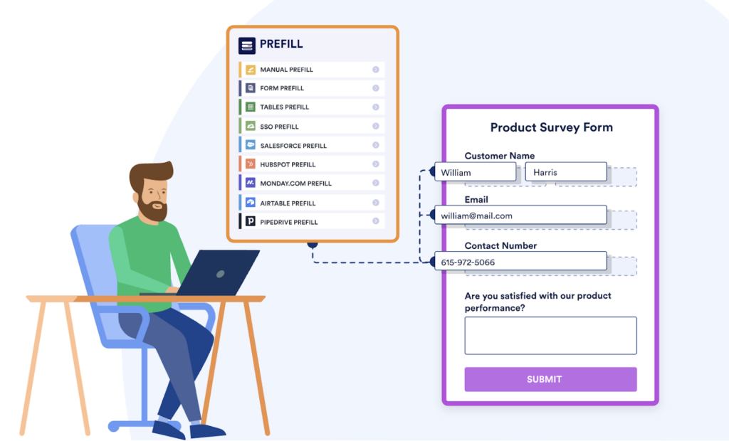 Jotform helps you quickly create a call-to-action to help you get the information you need.