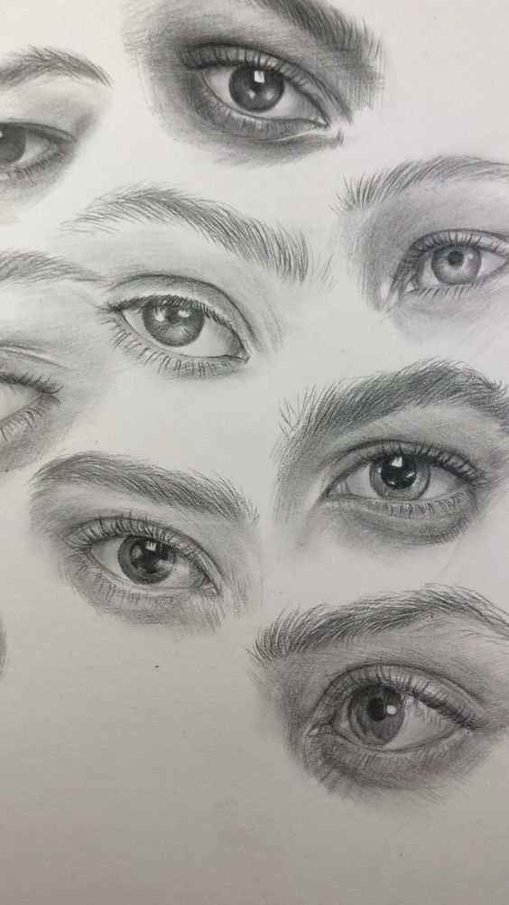 drawings of eyes