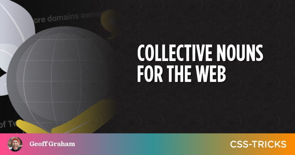 Collective Nouns for the Web