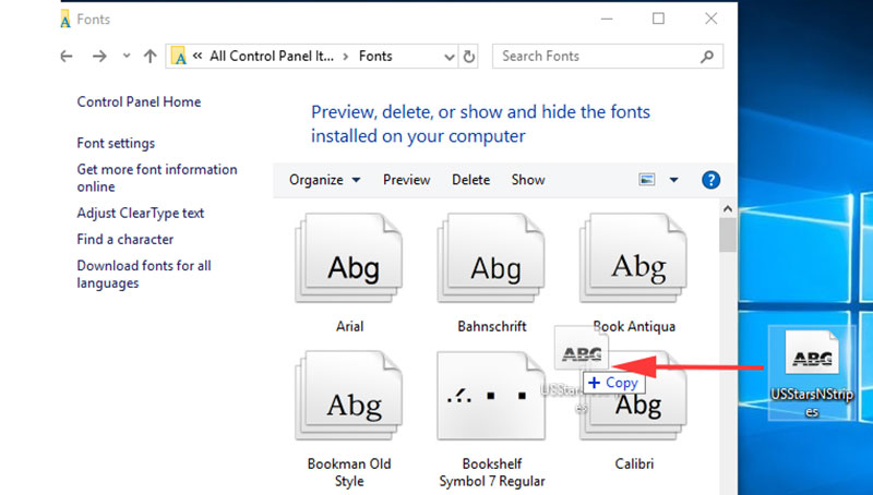 Alternative-way How to add fonts to Paint.NET quickly and with no effort