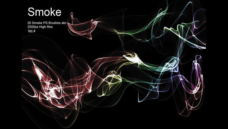 Free-Smoke-PS-Brushes-abr.-Vol.4-Beautiful-smoke Photoshop smoke brushes you can download right now