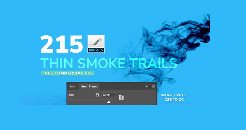 Thin-Smoke-Brushes-Set-1-The-ultimate-package Photoshop smoke brushes you can download right now