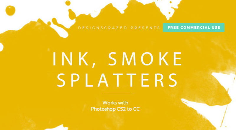 65-Free-Ink-Splatter-Brushes-Smoke-Smoke-stains Photoshop smoke brushes you can download right now