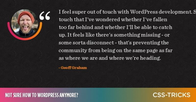 Not Sure How to WordPress Anymore?